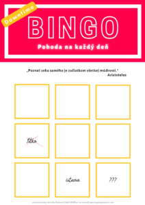 Downtime bingo obr1