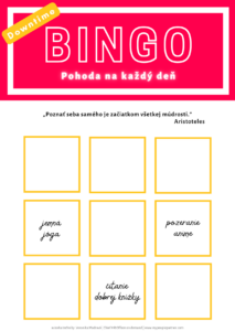 Downtime bingo obr2