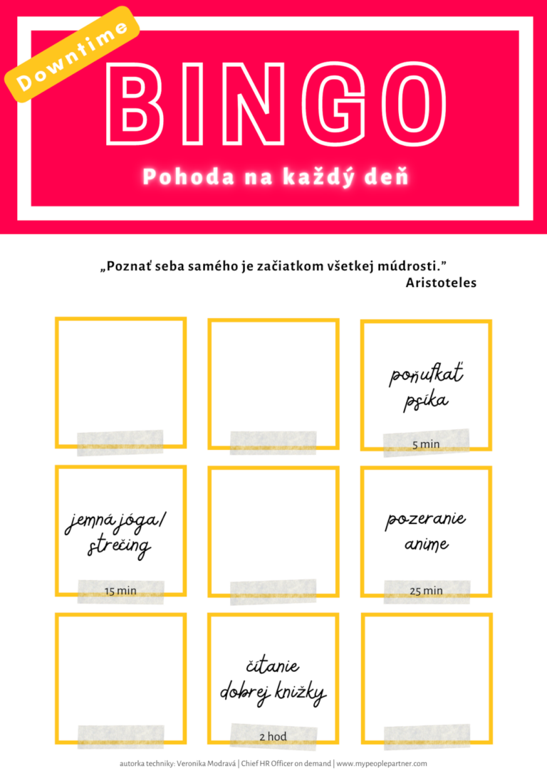 Downtime bingo obr3
