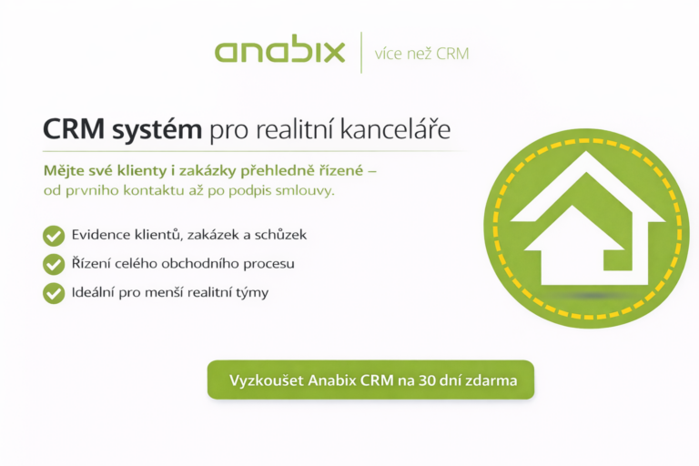 CRM pro realitní kanceláře | CRM pro realitky | Anabix