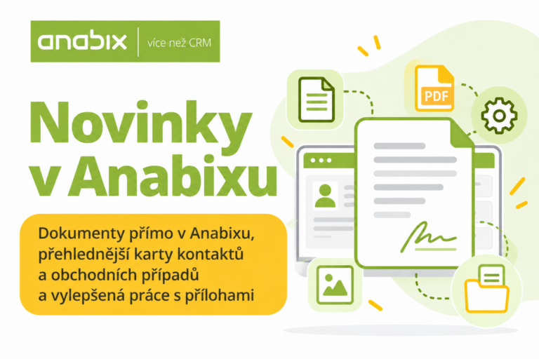 Dokumenty v Anabixu: smlouvy, nabídky a další dokumenty