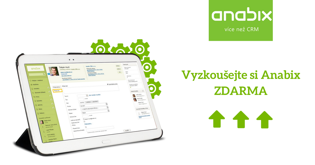 Vyzkoušejte si Anabix CRM